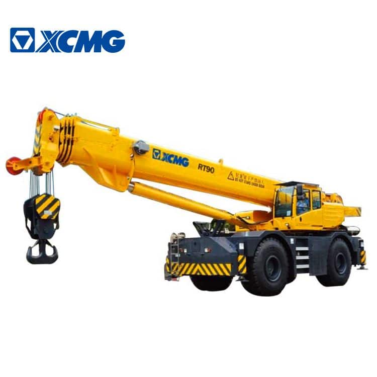 XCMG Official Rough Terrain 90 Ton Crane RT90U China New Off Road Crane Truck for Sale
